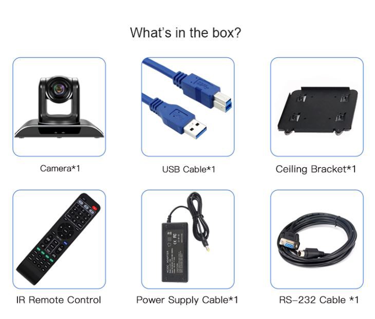 IR Remote Control Camera for Video Conferencing