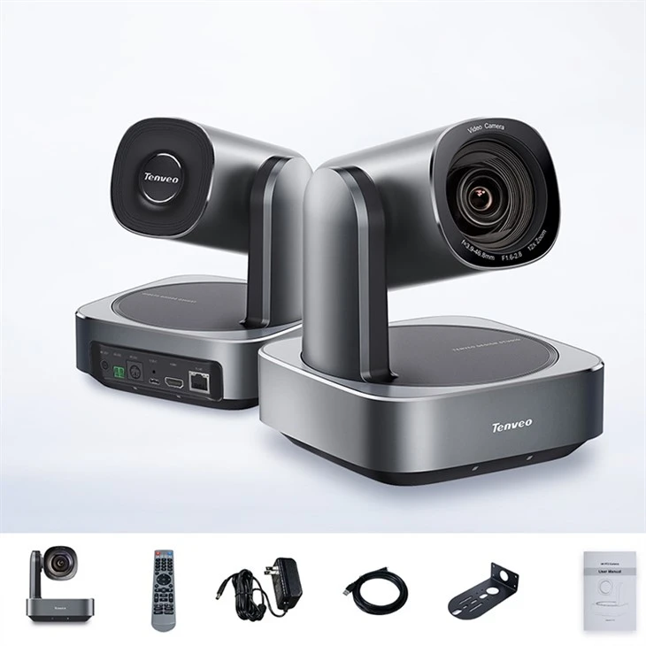 12X ZOOM 4K PTZ Camera Using for Conferencing and Live Streaming