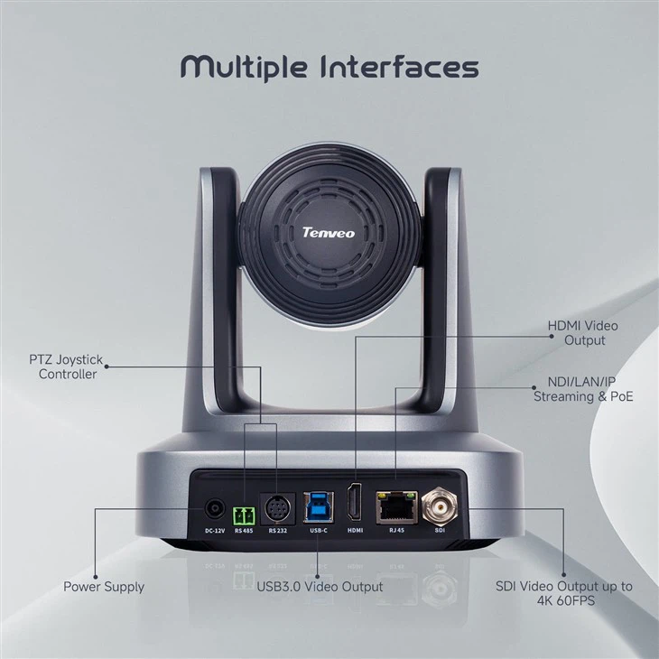 12x 20x 30x Zoom Tenveo Manufacture OEM PTZ Conference Camera high quality